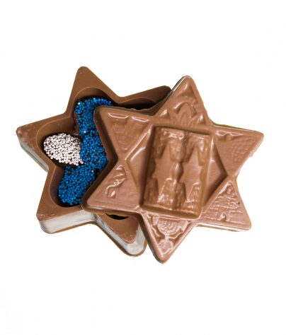 Chanukah Box filled with Non Pareils_AC-0832