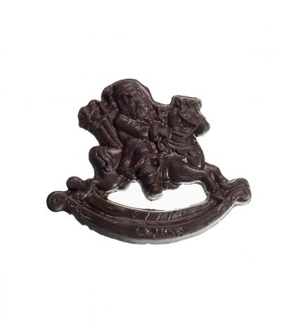 Chocolate Santa on Rocking Horse_AC-0989