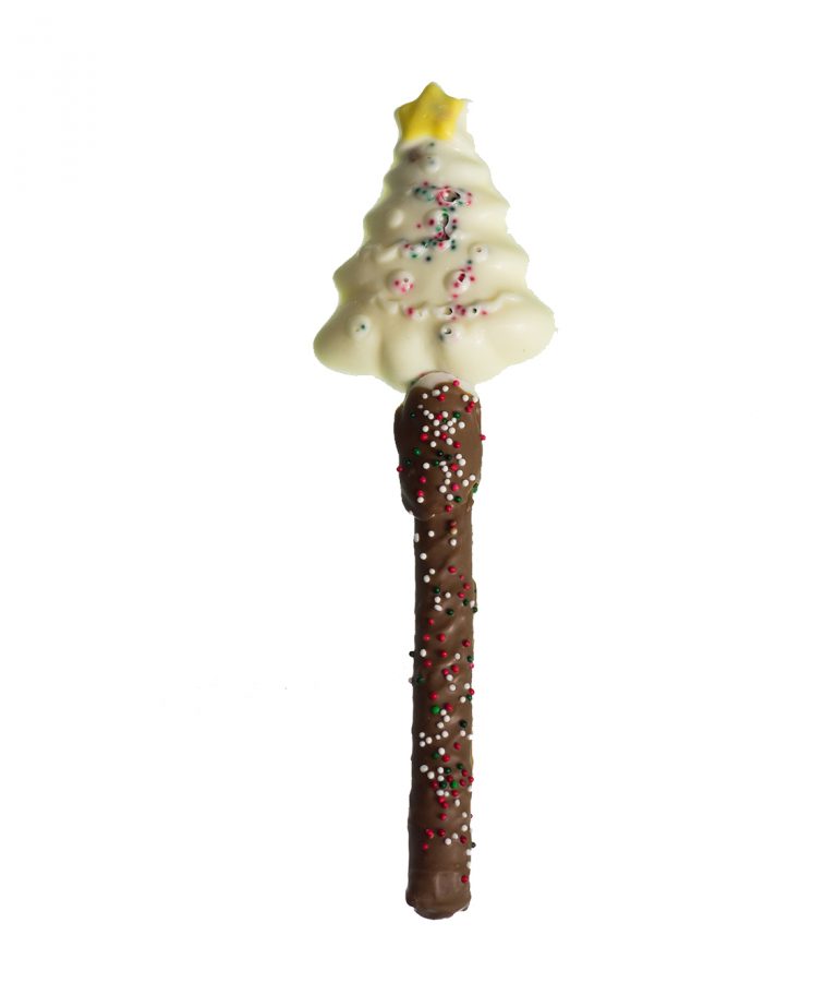 Christmas Tree Chocolate Pretzel Rod_AC-0963